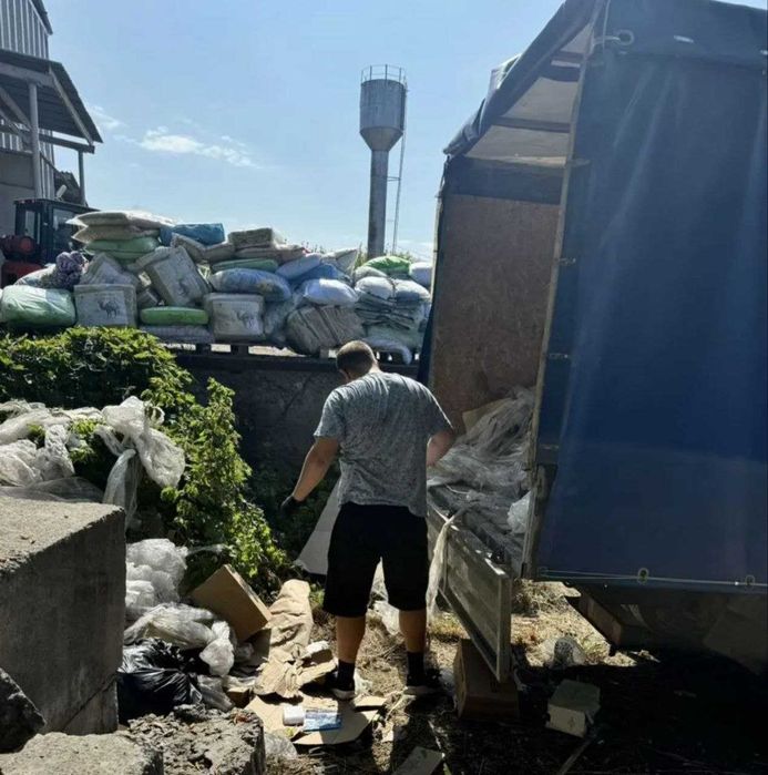 Вывоз хлама мебели вещей, Вывоз мусора в Харькове, Вывоз мусора газель