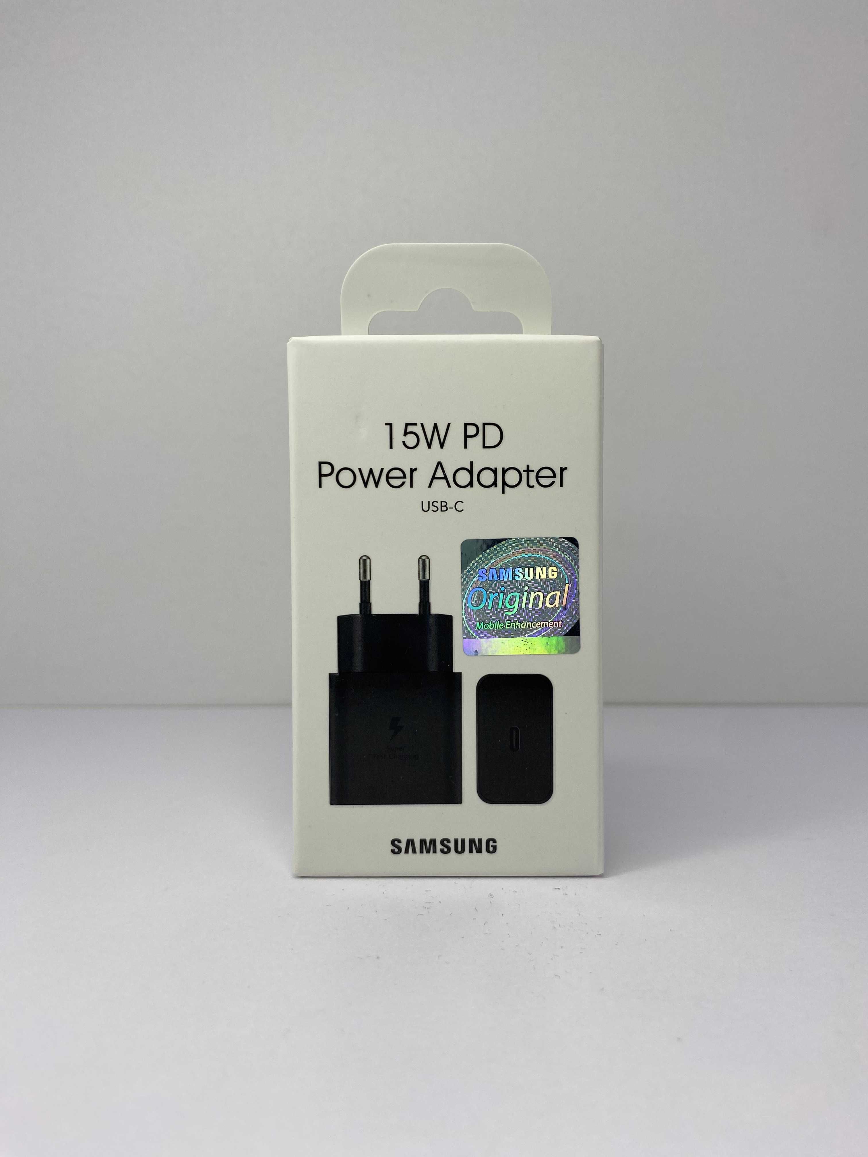 Samsung 15W зарядний адаптер чорний / блок зарядка самсунг