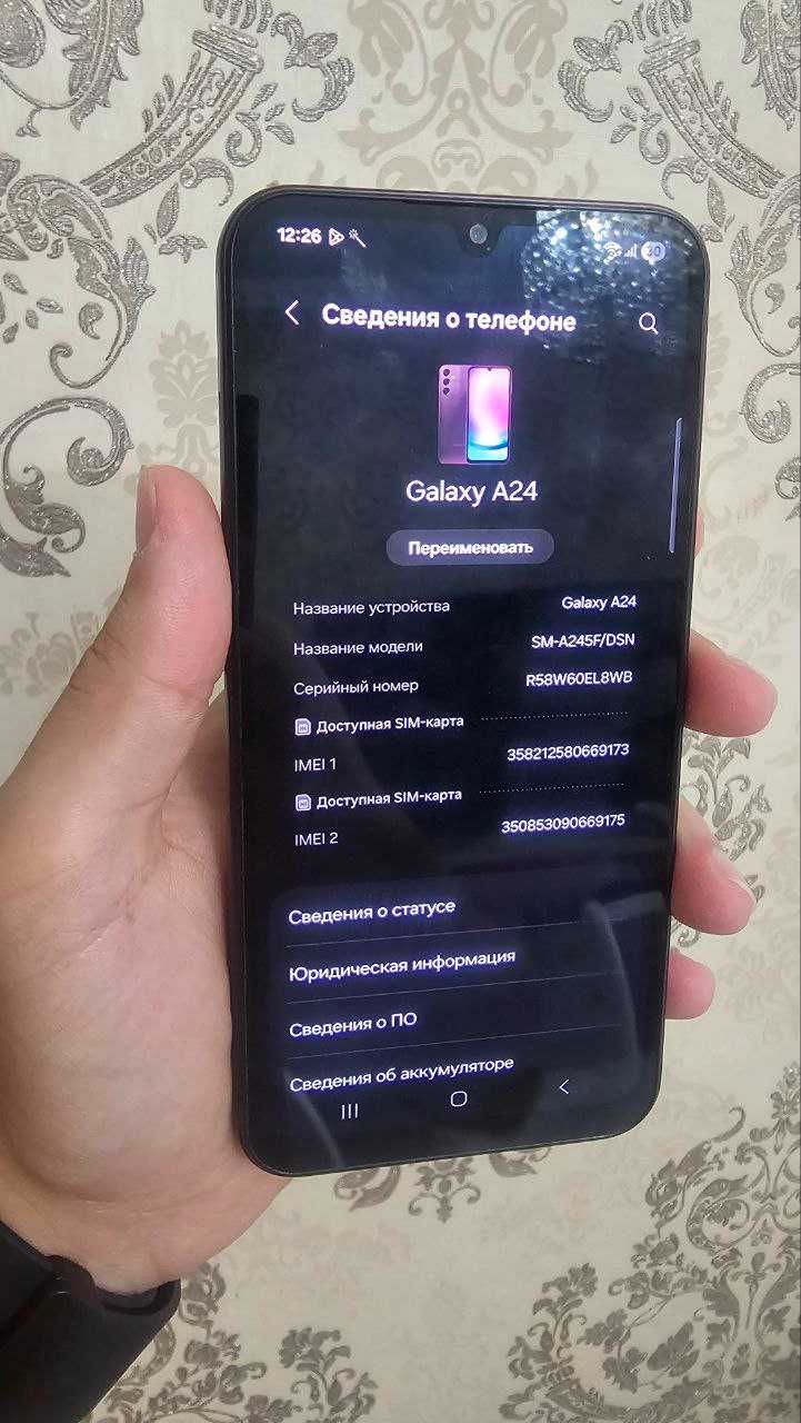 ИДЕАЛ! Samsung Galaxy A24 6/128 ГБ RED Edition