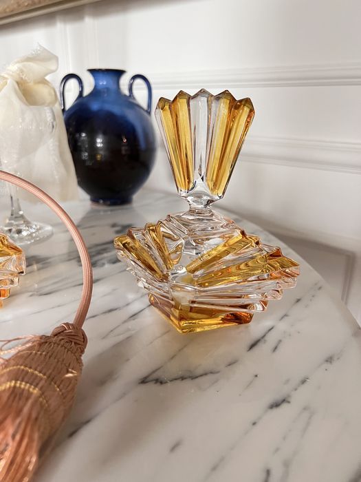 Zestaw Art Deco 1930 Echt Bleikristall kryształ ołowiowy kryształowy