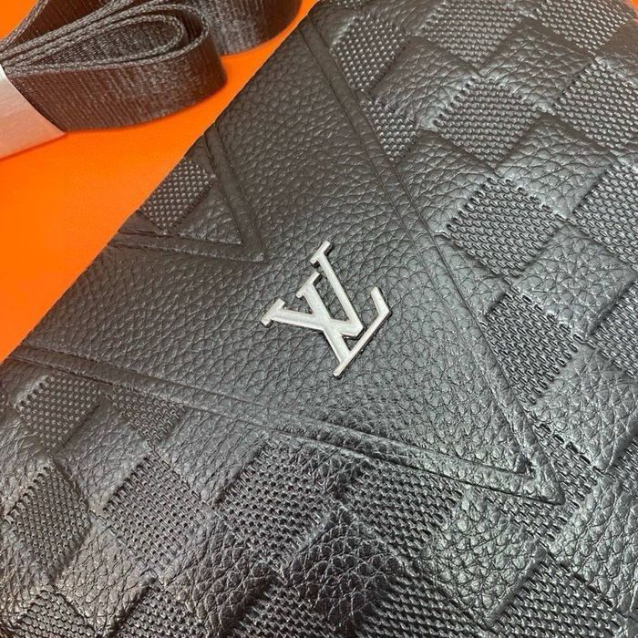 Мужская кожаная сумка louis vuitton чоловіча шкіряна сумка луі вітон