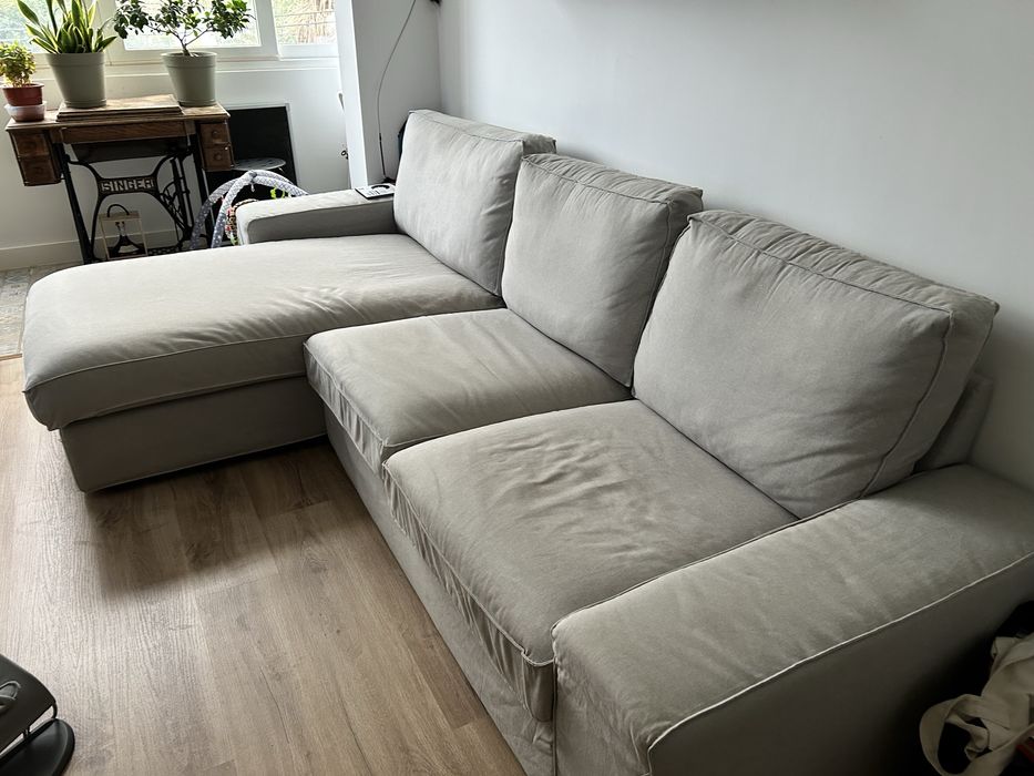 Sofá 3 lugares c/chaise longue