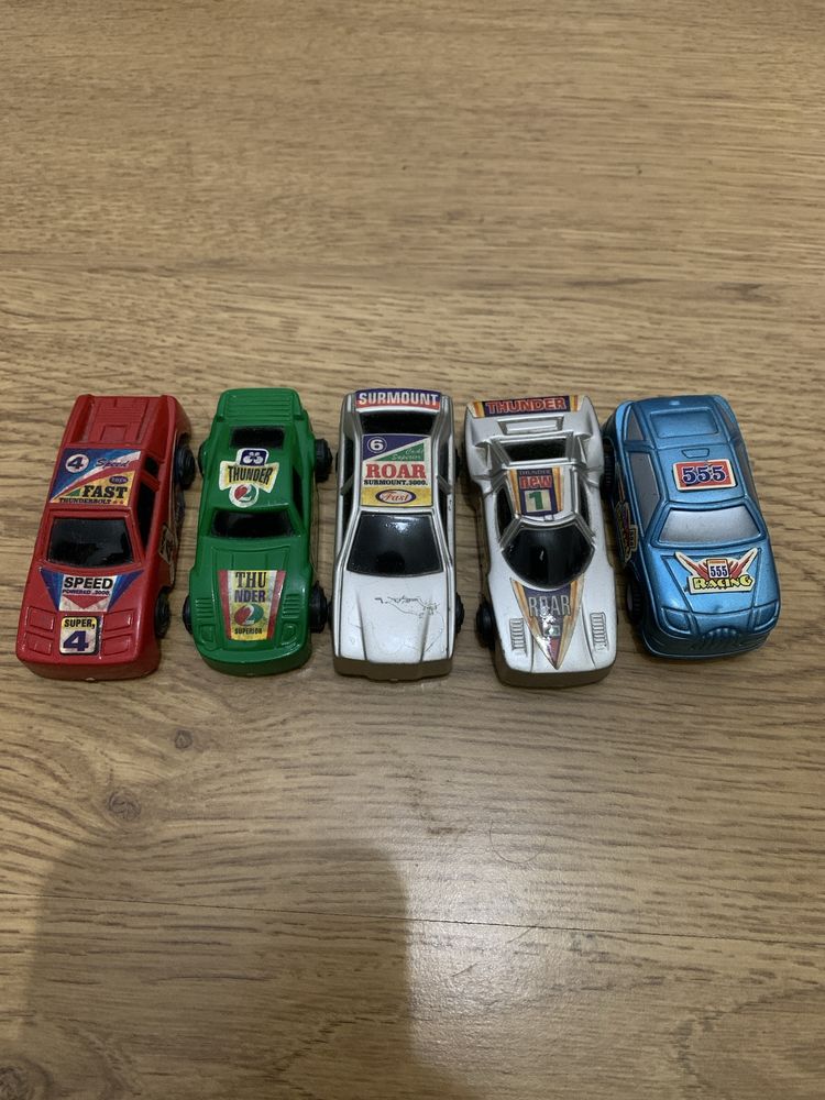 Conjunto 5 carros miniatura (plastico)