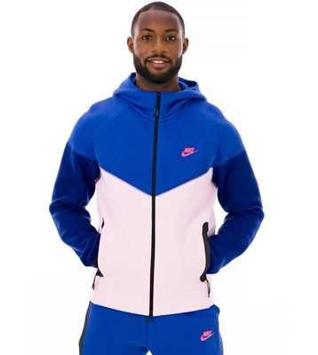 ОРИГІНАЛ! Кофта Nike Tech Fleece Fz Wr Pink Blue XS S M L | FZ4709-480