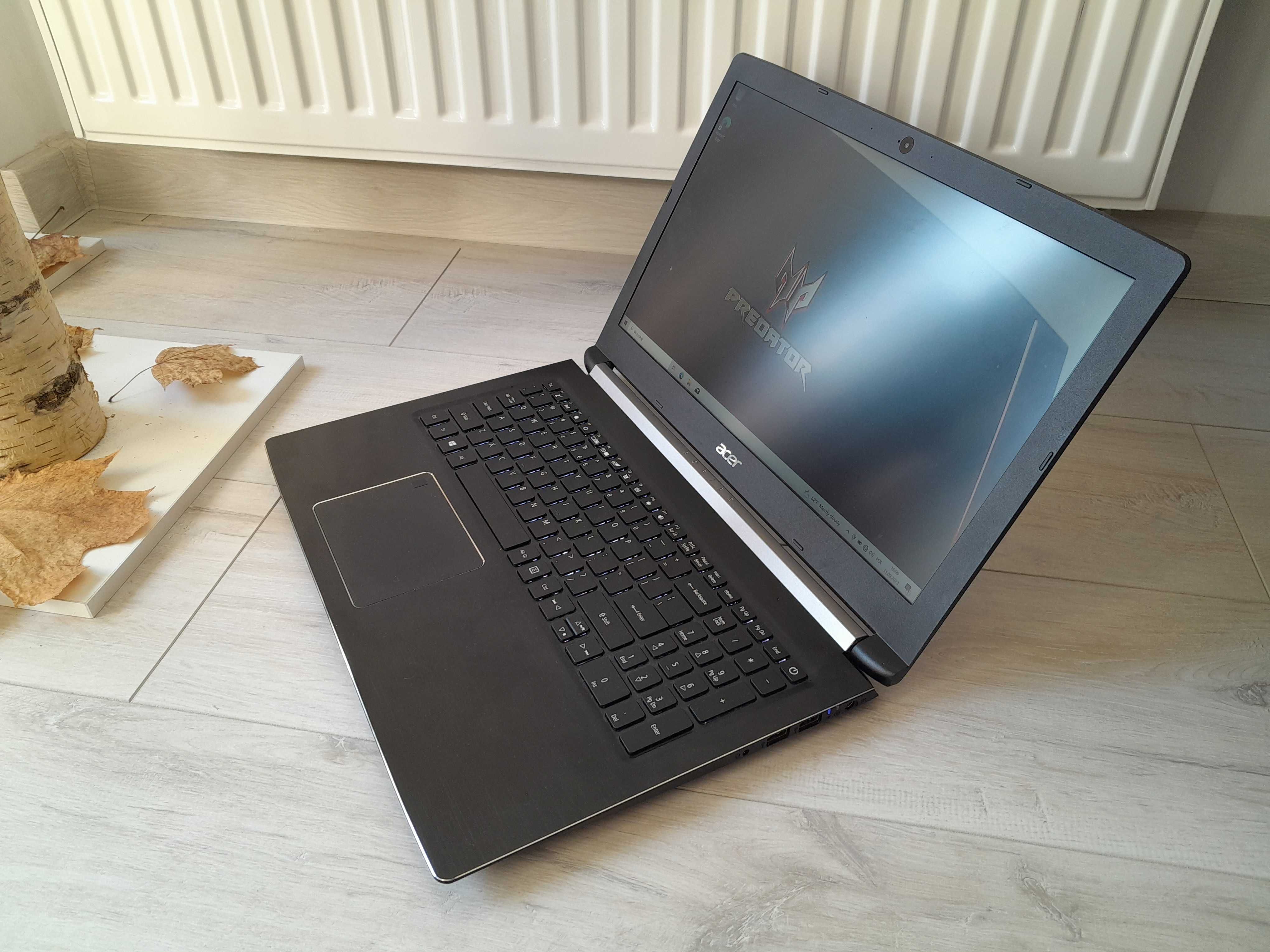 Laptop Gamingowy Acer 17 cali / GTX 1060 / Core i7 7700HQ / 16GB / SSD