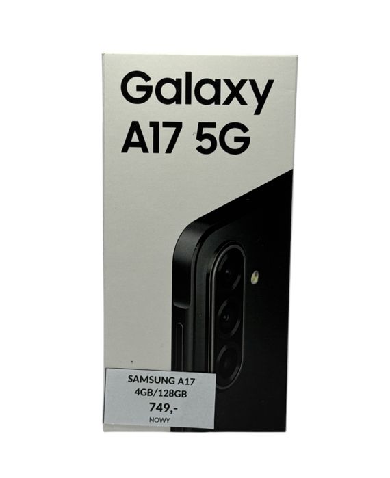 Telefon Samsung A17 5G - Black - Nowy - Gwarancja