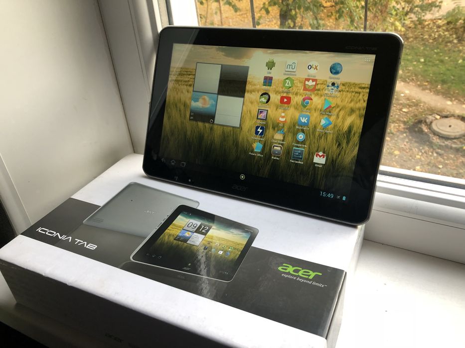 Acer А210 планшет для ребенка