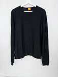 Sweter męski szary Hugo Boss M bawełna wełna