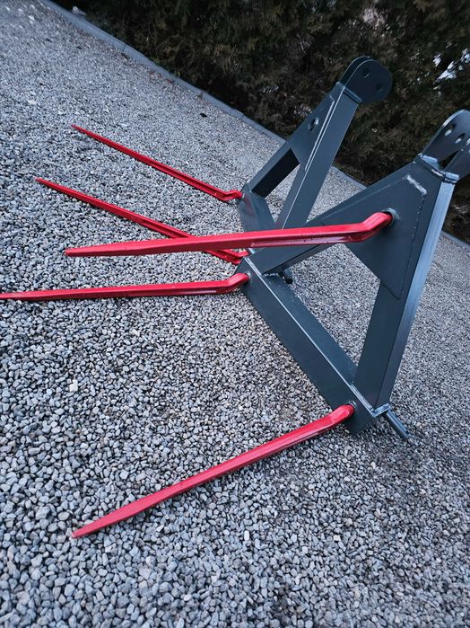 Podnośnik do bel balotów igła ładowacz WIDŁY tuz słoma chwytak na TYŁ