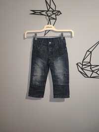 Jeansowe spodnie dla chłopca Lupilu 86
