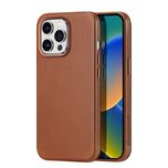 Dux Ducis Naples etui iPhone 14 Pro skórzany pokrowiec MagSafe brązowy