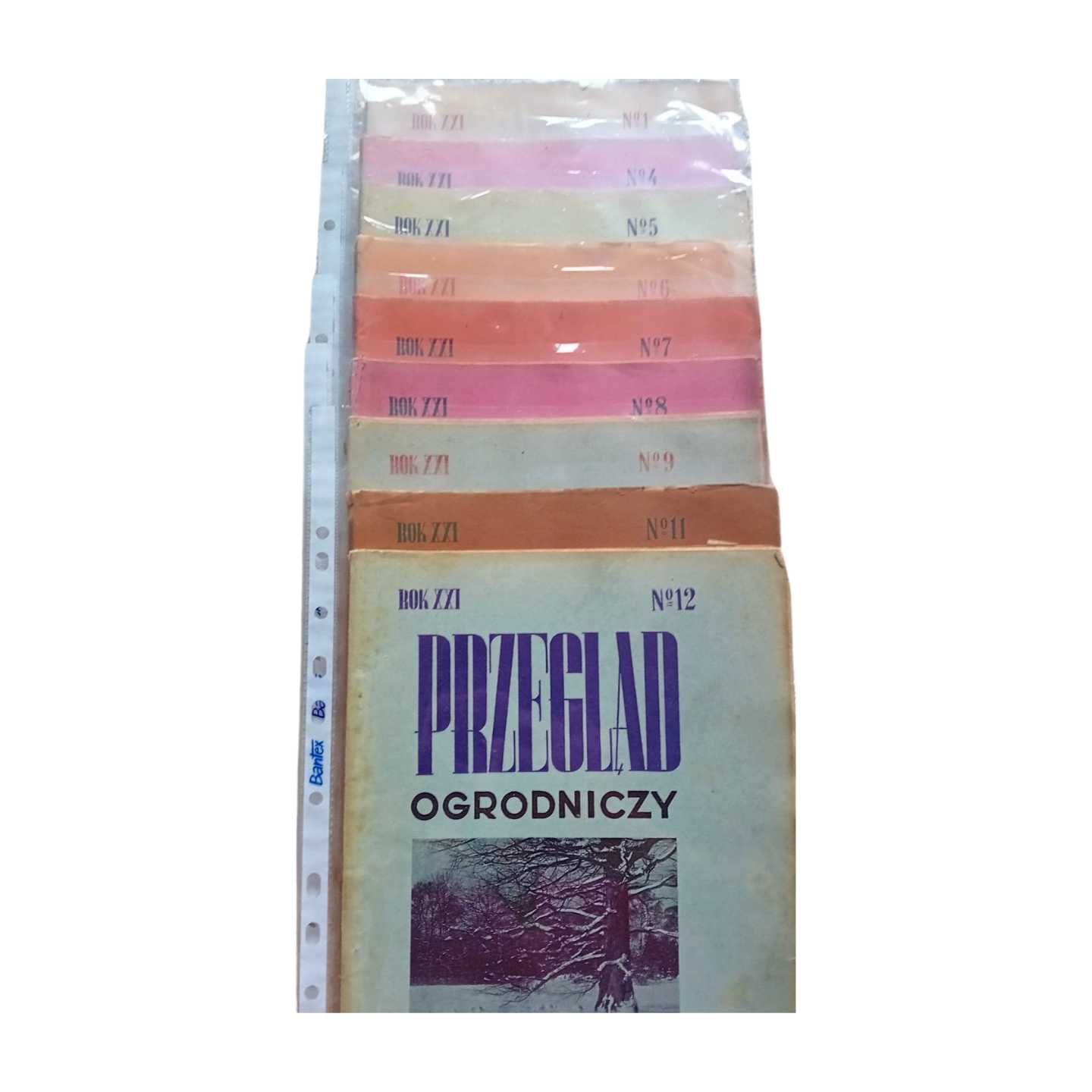 Przegląd ogrodniczy, rocznik 1938 (niekompl) rok XXI, brak num. 2,3,10