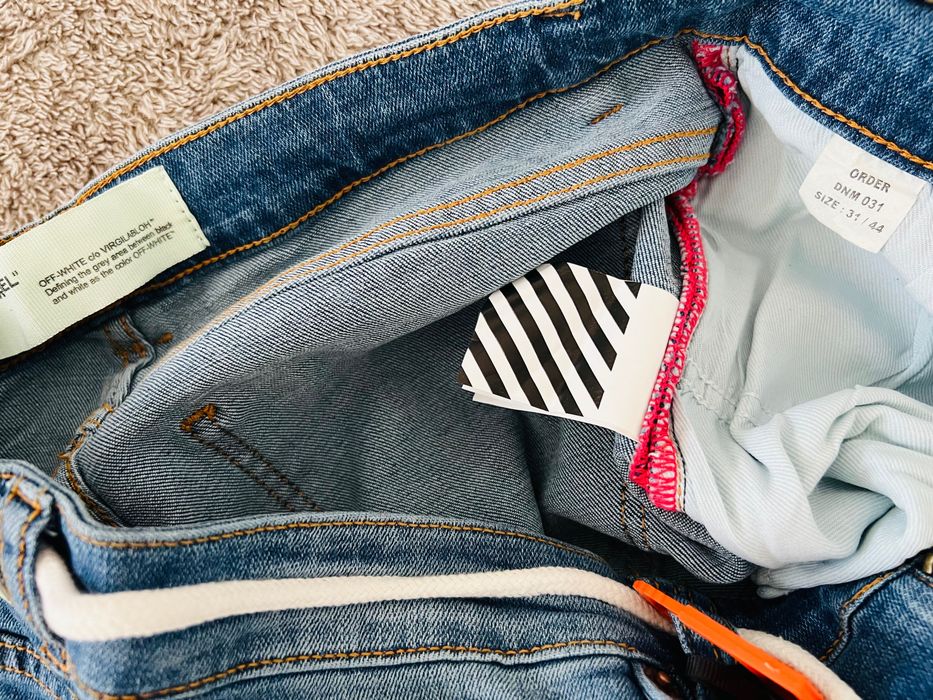 Nowe Spodnie OFF-White Jeans oryg