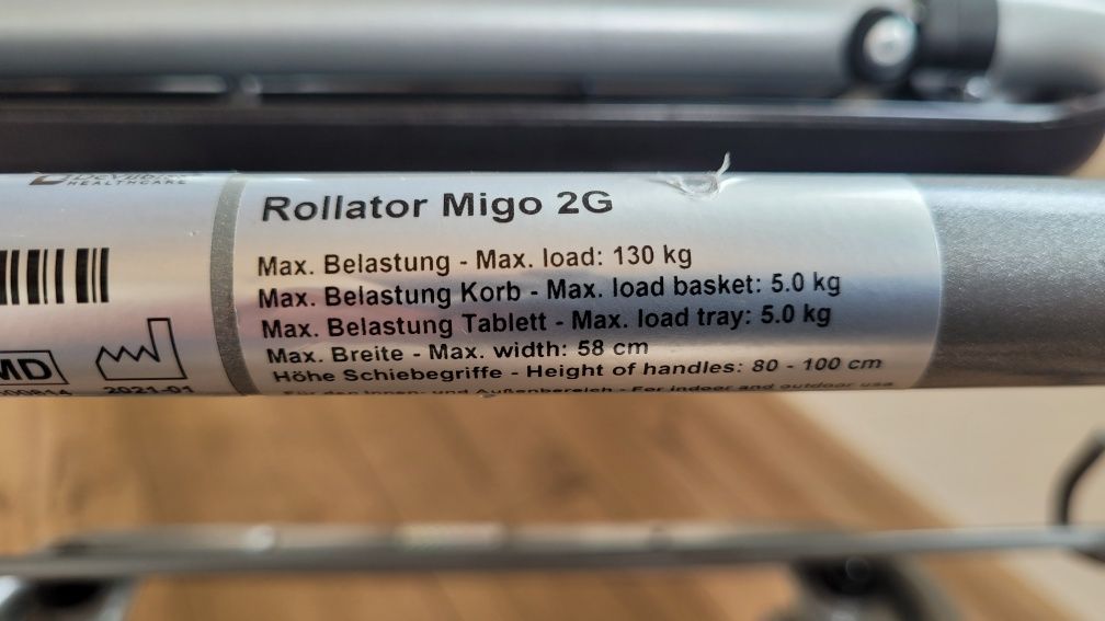 Ходунки Ролатор Drive Rollator Migo 2G