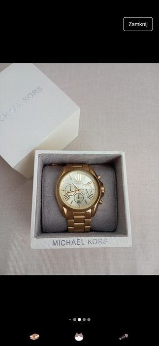 Złoty Zegarek Michael Kors MK5605 Bradshaw