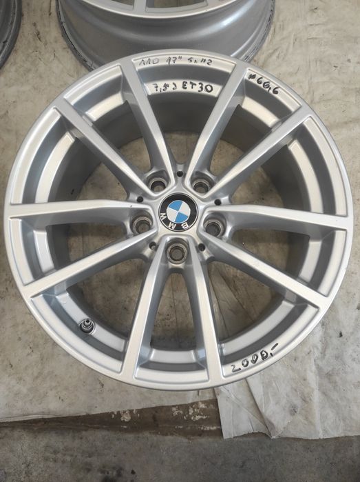 110 Felgi aluminiowe ORYGINAŁ BMW R 17 5x112 otwór 66,6 CZUJNIKI