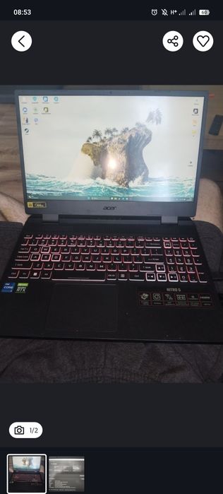 Laptop Acer Nitro 5, Core i7-12700H
LapCore i7-12700H 47