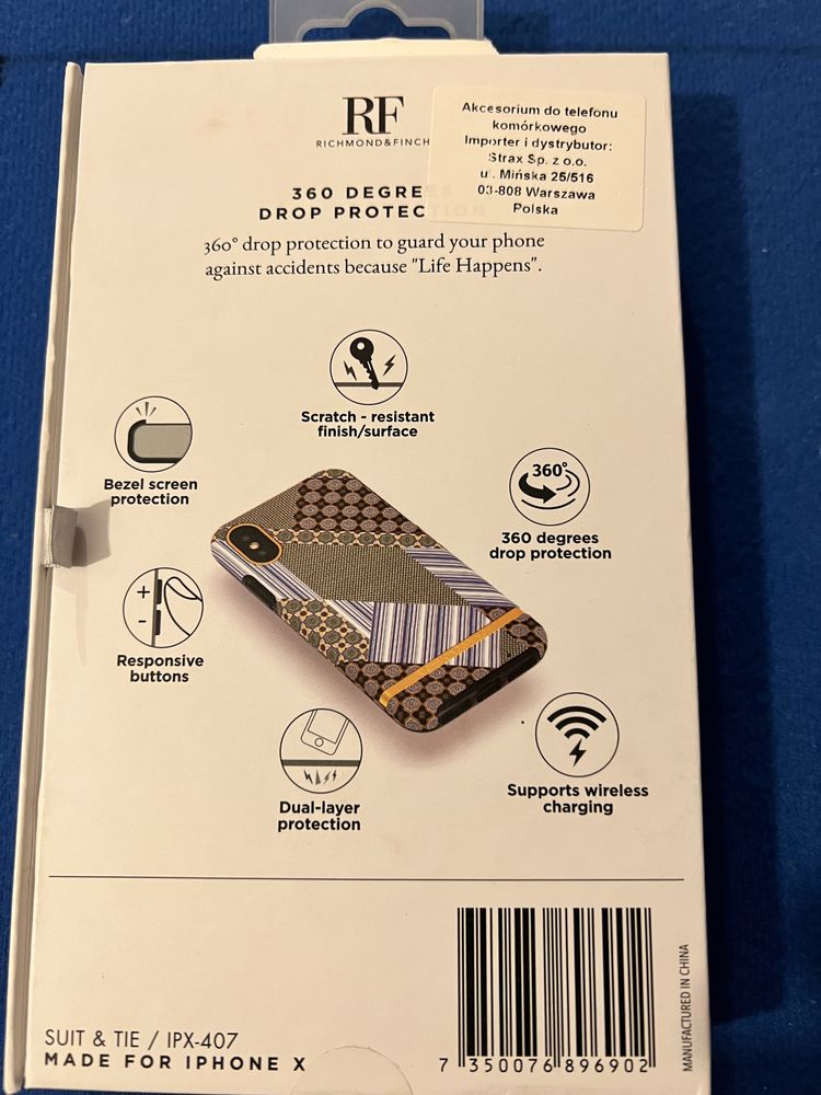 Etui iPhone 10 zero sladow urzytkowania