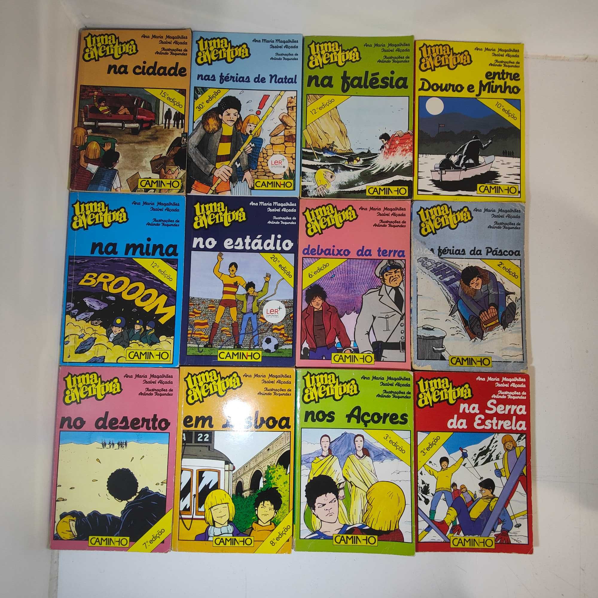 Livro - REF PINF - Lote de livros de Uma Aventura ( Ler descrição)