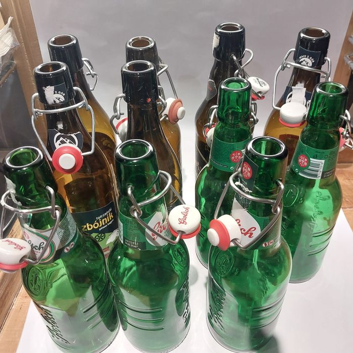 Butelki zamykane 11 szt.
