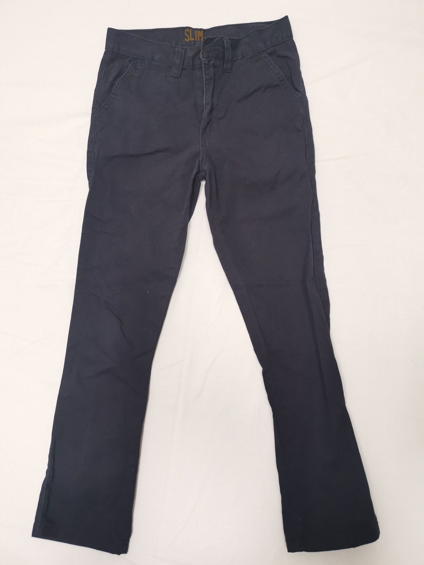 Spodnie bawełniane Slim r. 140