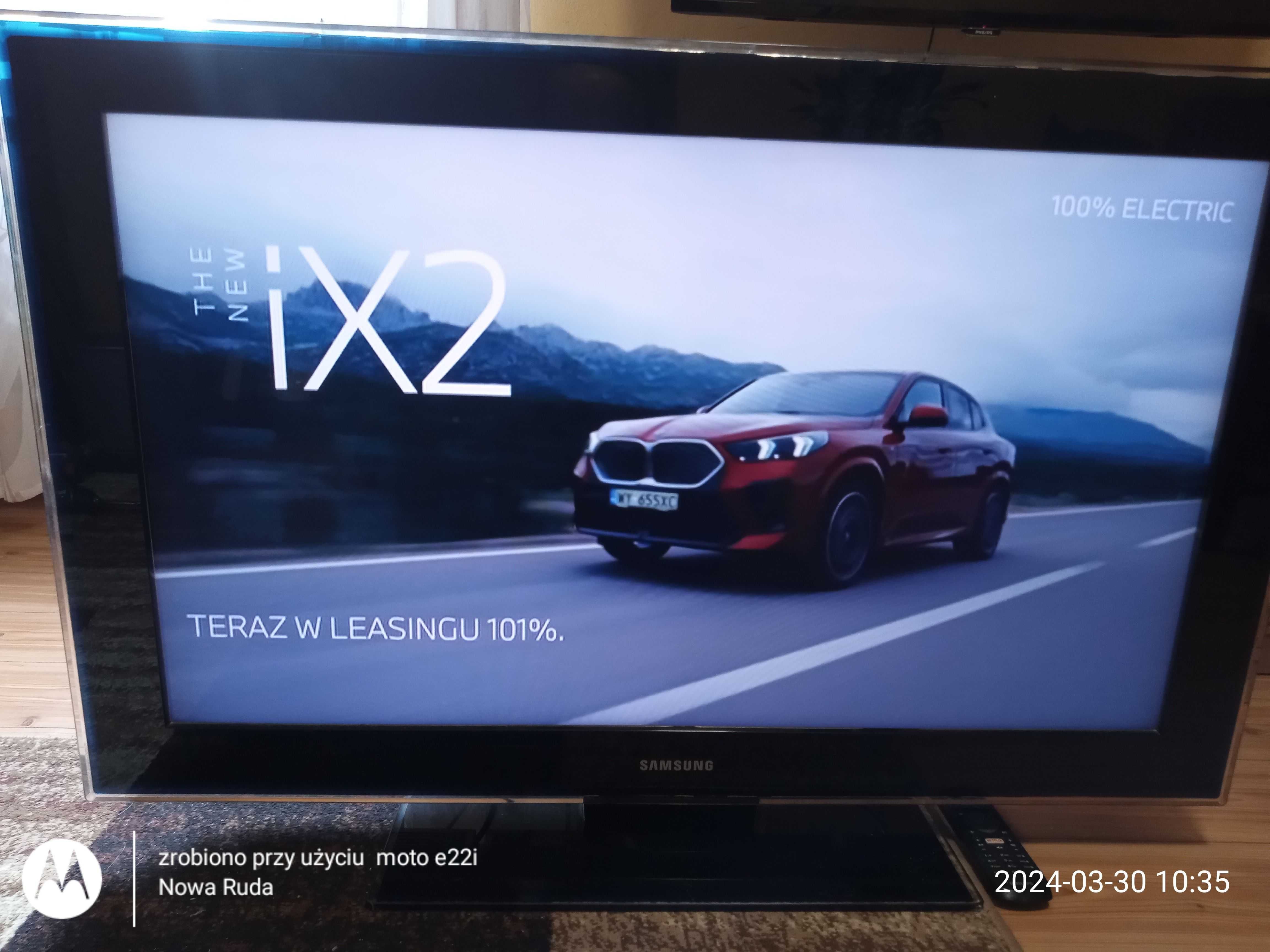 Samsung 40" LEA786R2FXX,piękny obraz,super kolory,przestrzenny dźwięk.