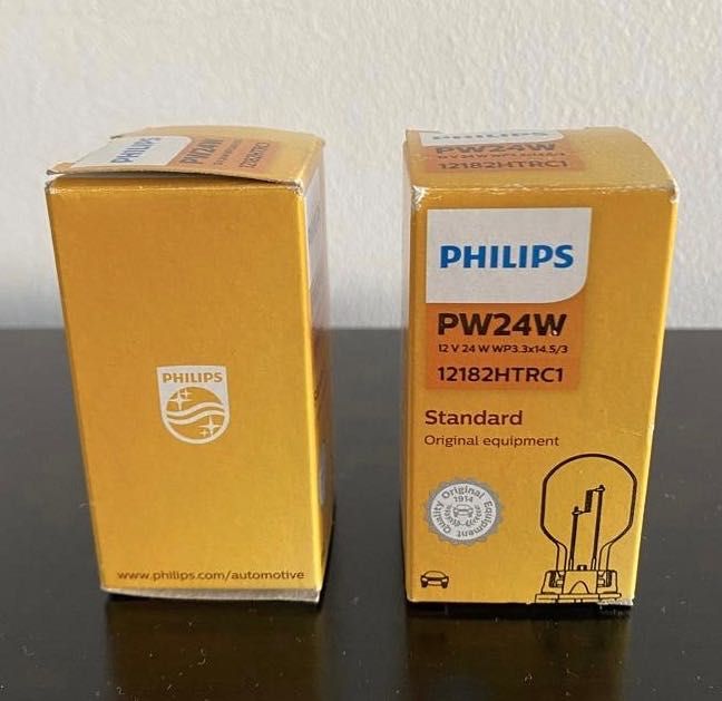 2 lâmpadas Philips 12VPW24W (faróis de automóvel)