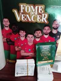 Caderneta e coleção completa com cromos por colar