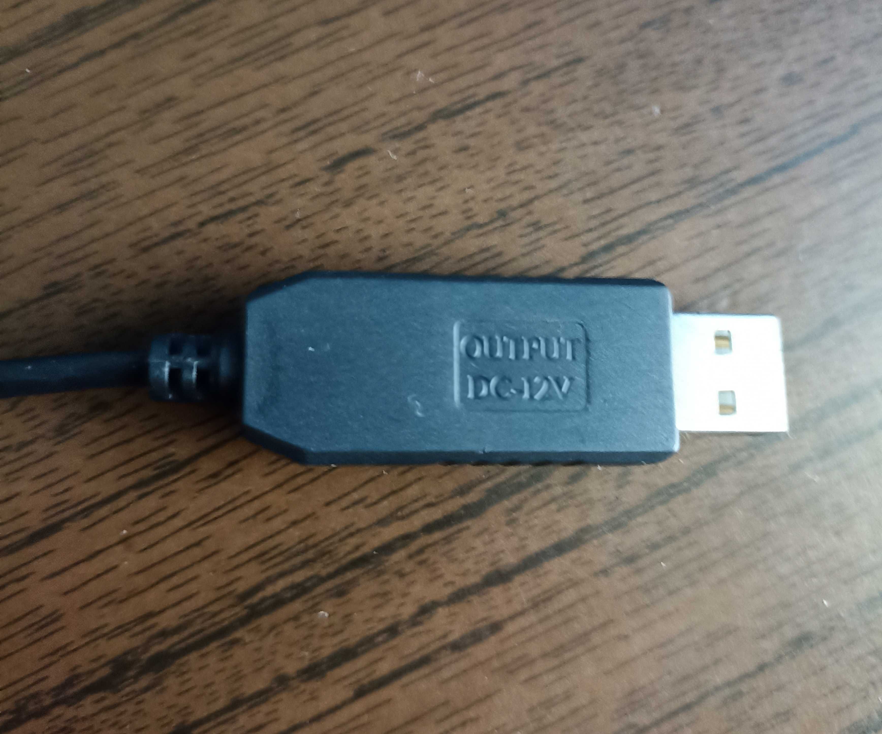Кабель USB-DC для роутера, від PowerBank, перетворювач 5V на 9/12 V.