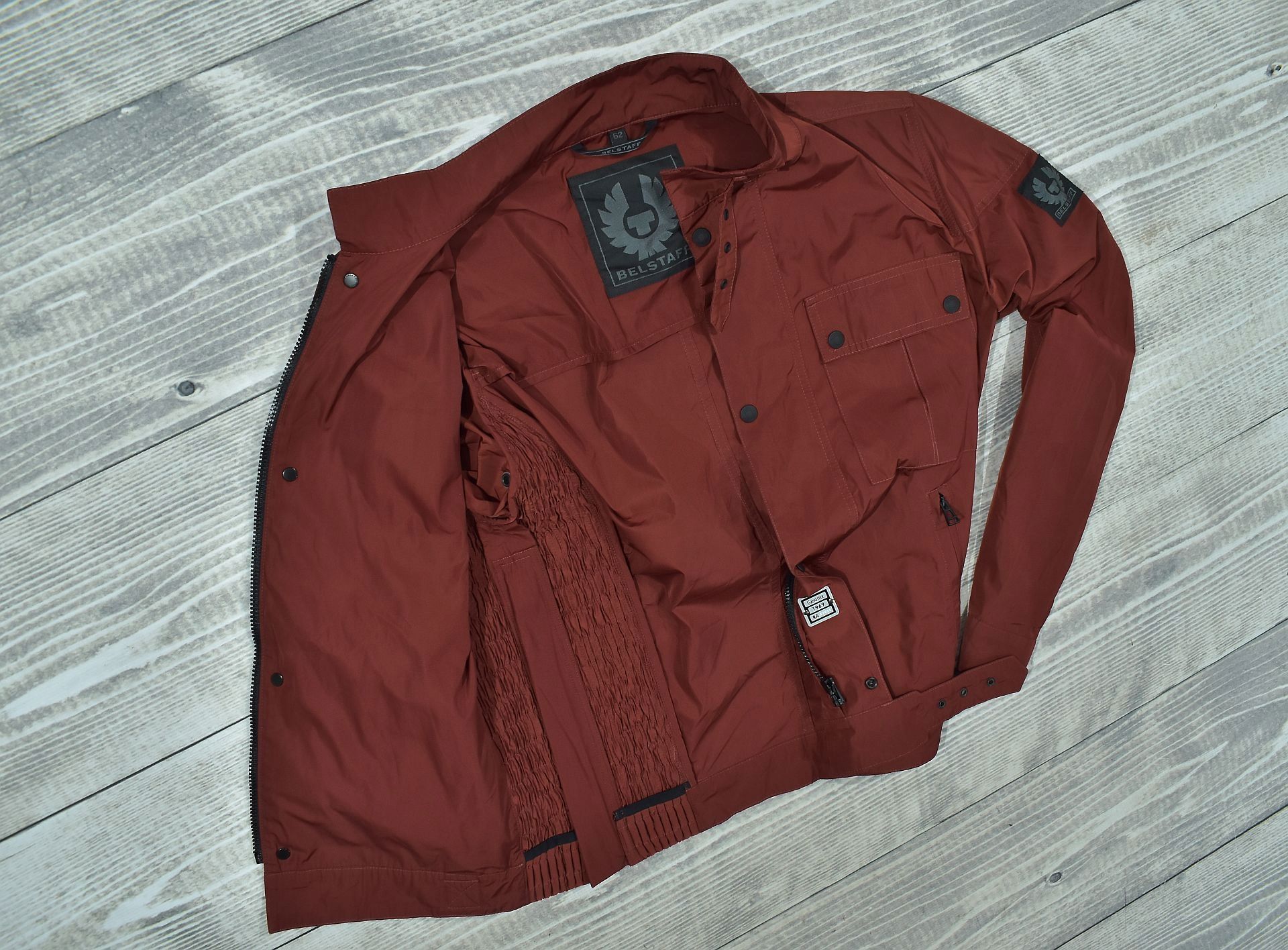 BELSTAFF Gangster 1969 Męska Kurtka Carnelian 52