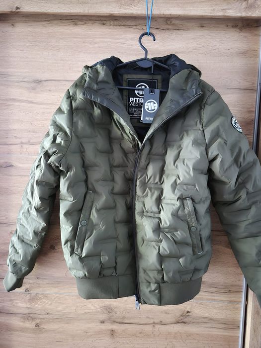 Kurtka Pitbull Cena rynkowa 369 zł Oliv Pikowana Puchowa