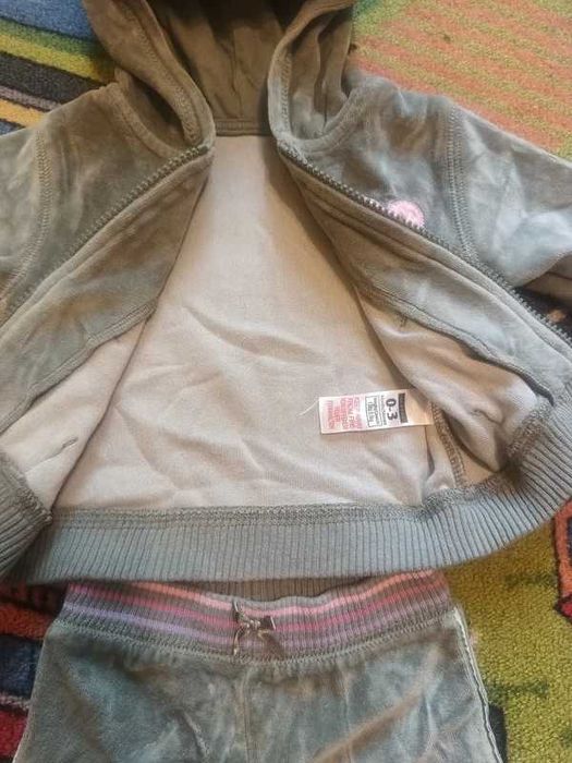 Zestaw dres welurowy George r. 62/68