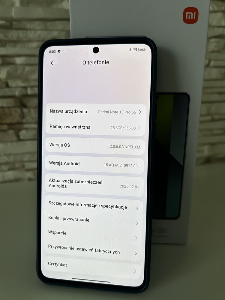 Redmi Note 13 PRO5G 8/256GB