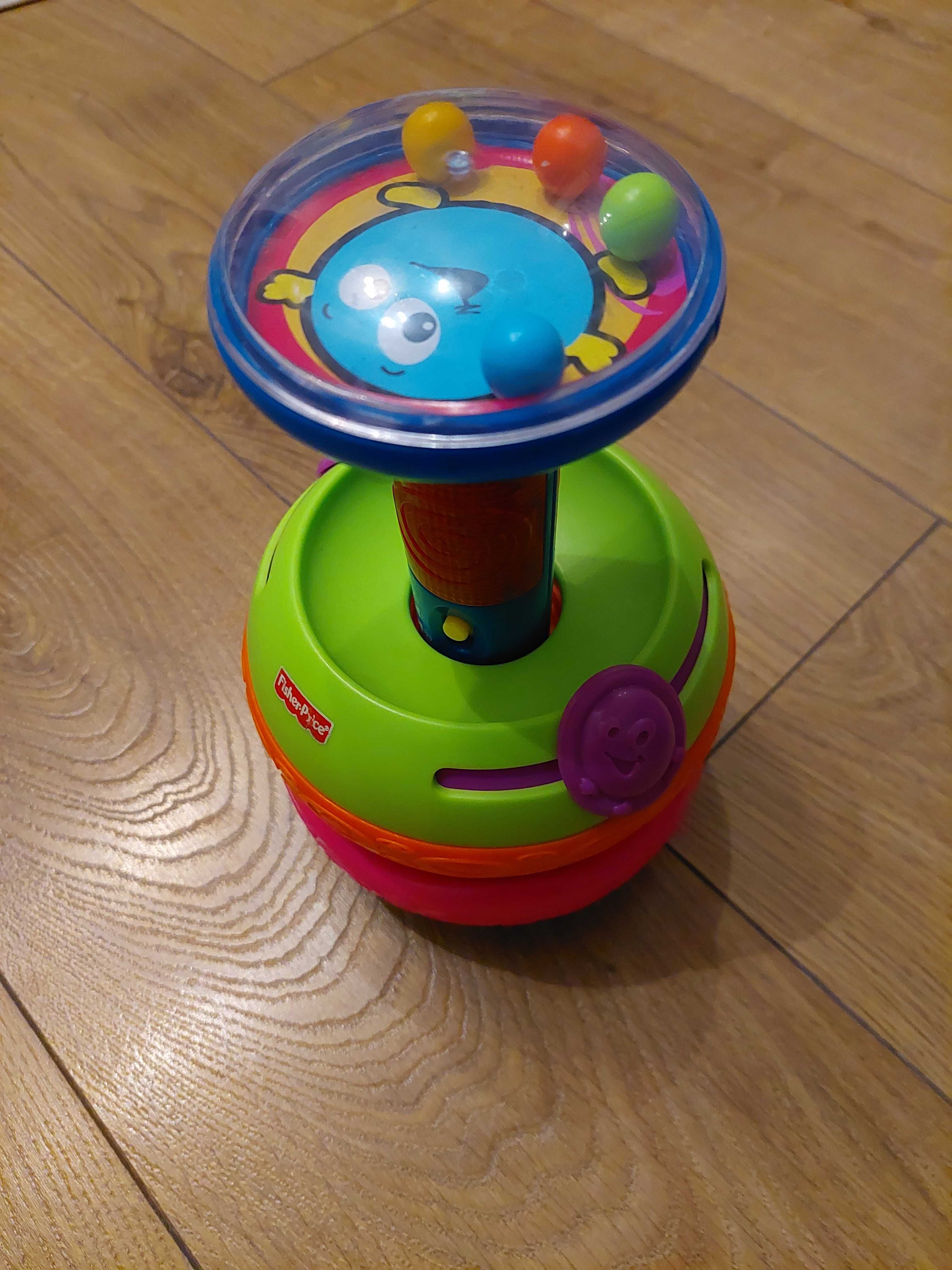 Muzyczny walec zabawka dla niemowląt do nauki raczkowania Fisher Price