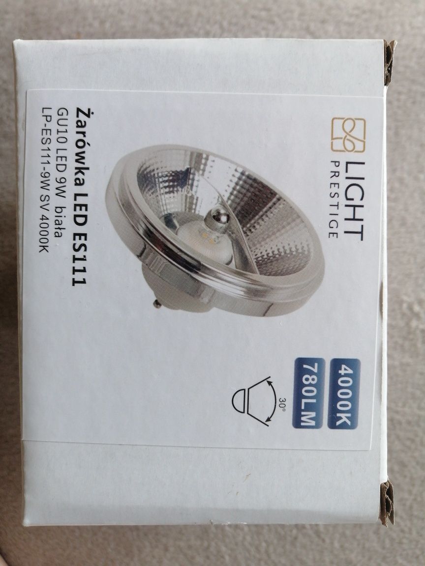 Żarówki LED GU10 9W halogen Kanlux 20W 235lm ciepłe światło