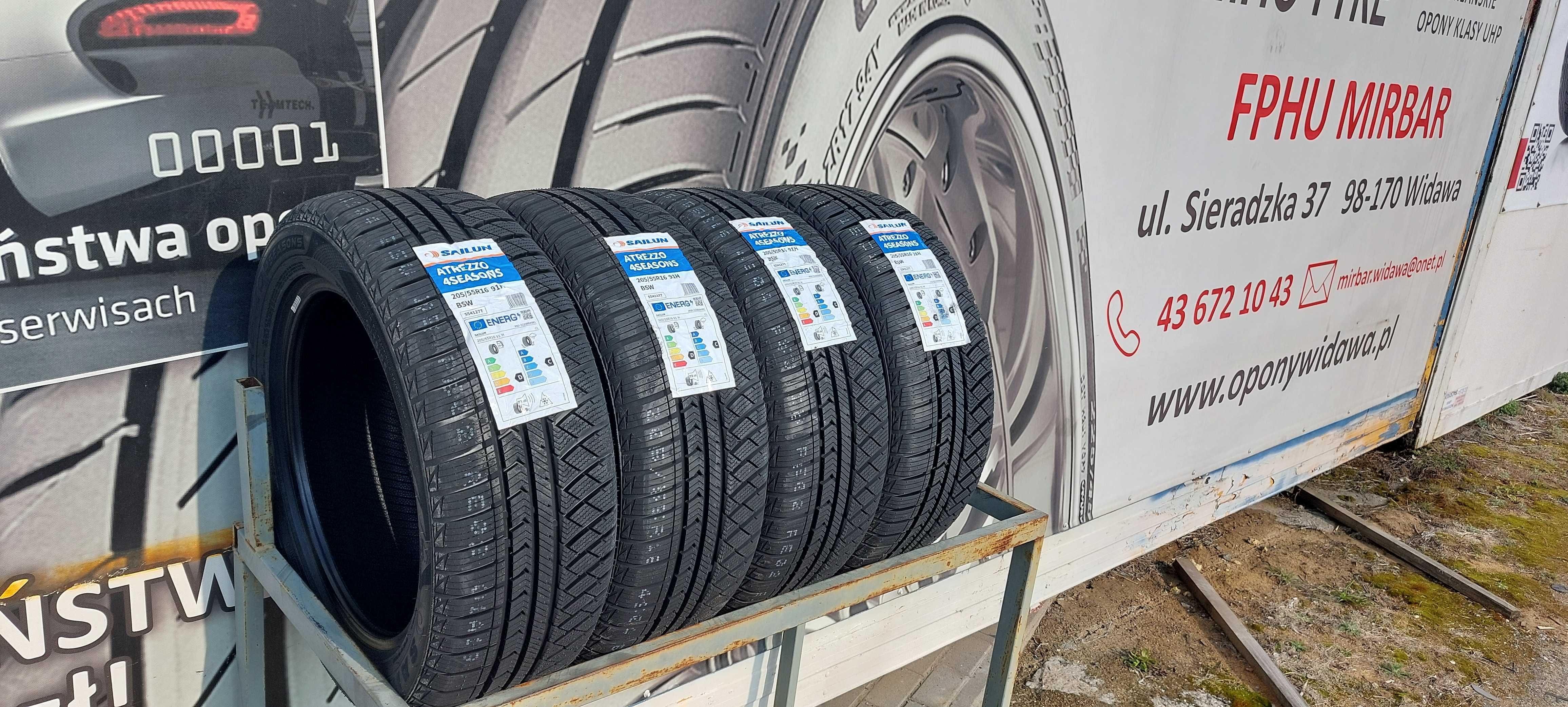 2X Nowa Opona Sailun Wielosezon W205/55 R16 Atrezzo 4seasons 91H