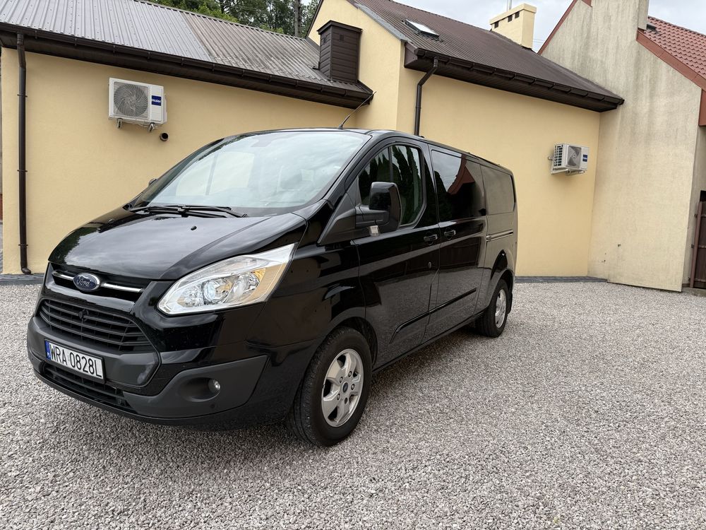 Ford transit custom long 2.2 155km vat 23% 6 osobowy