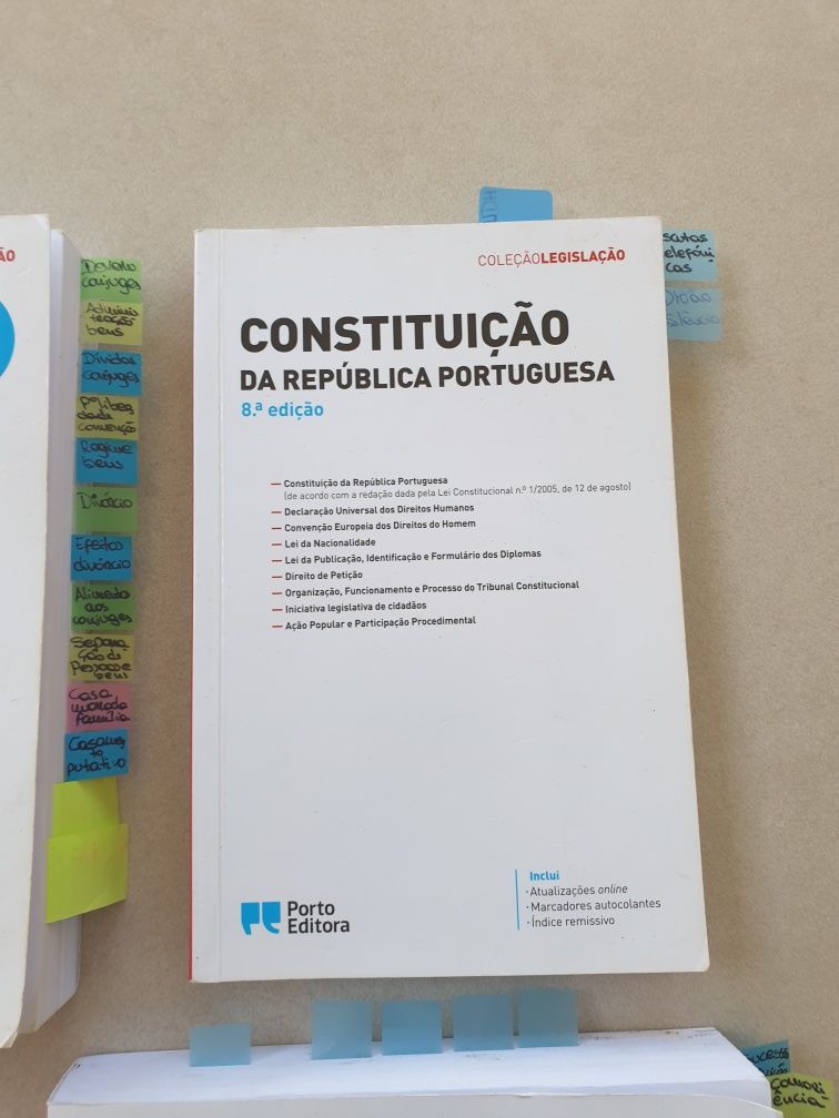 Livros direito  - colecção legislação