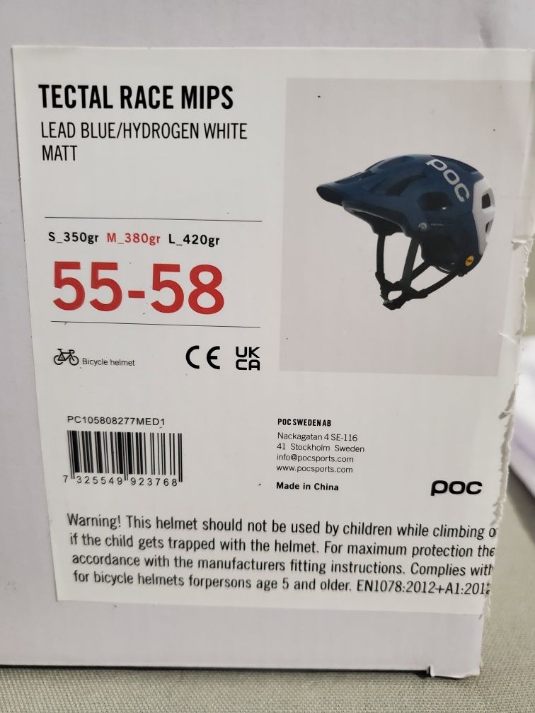 Kask rowerowy POC Tectal  Race r.M Nowy