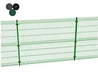 Ogrodzenia Panelowe Panele 3d Ogrodzenie panelowe KOMPLETNE Płot 153cm