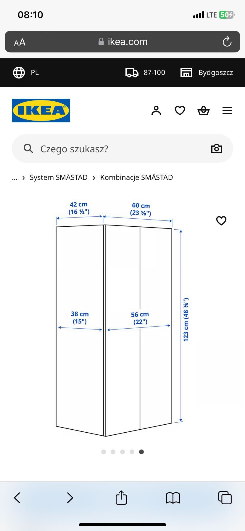 Szafa ikea Smastad - stan idealny