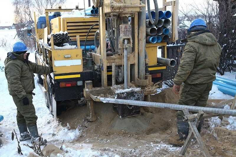 Буріння свердловин, граніт (Бурение скважин, гранит) Київська область.