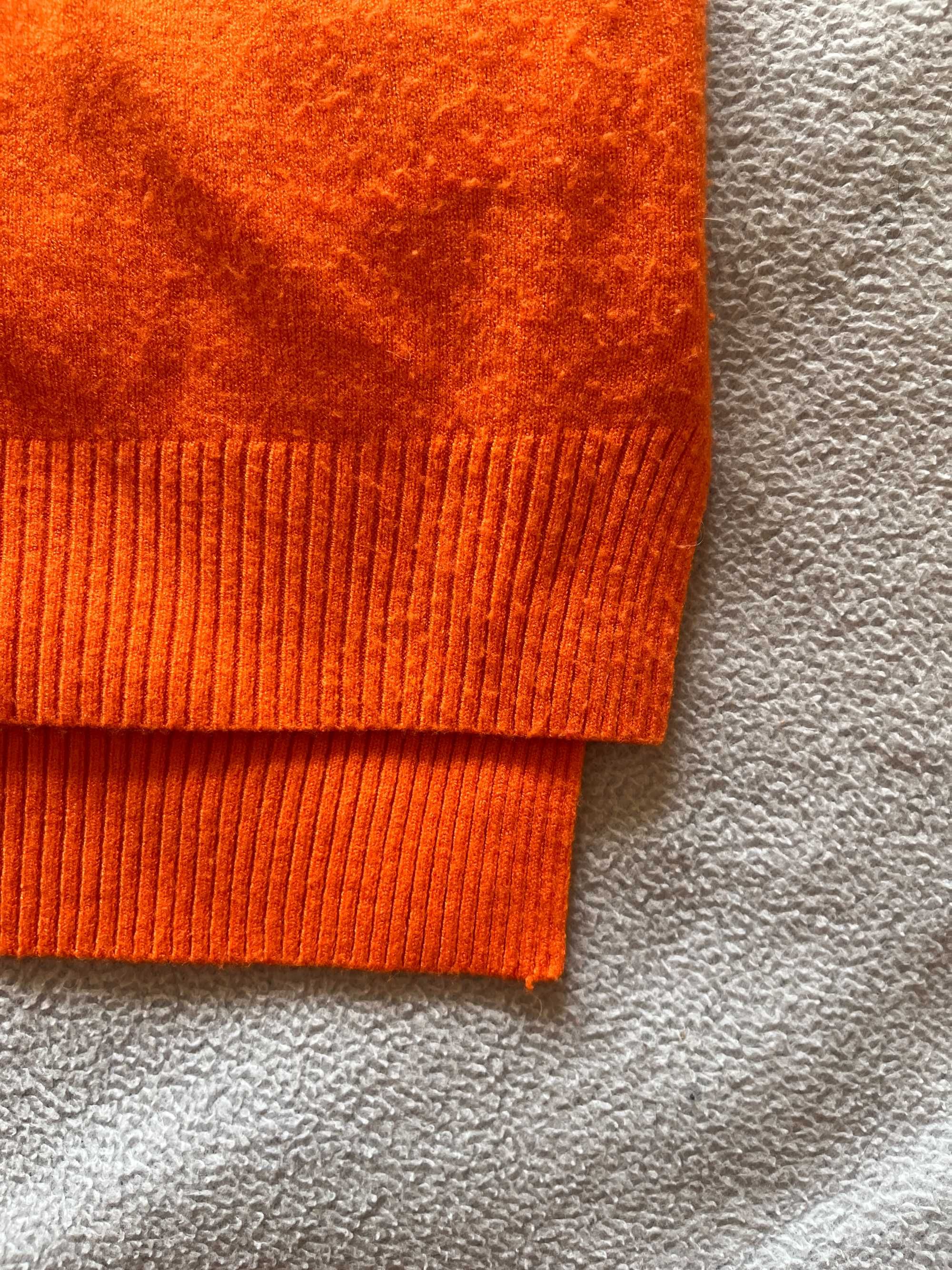 Sweter pomarańczowy L/XL, super kolor!