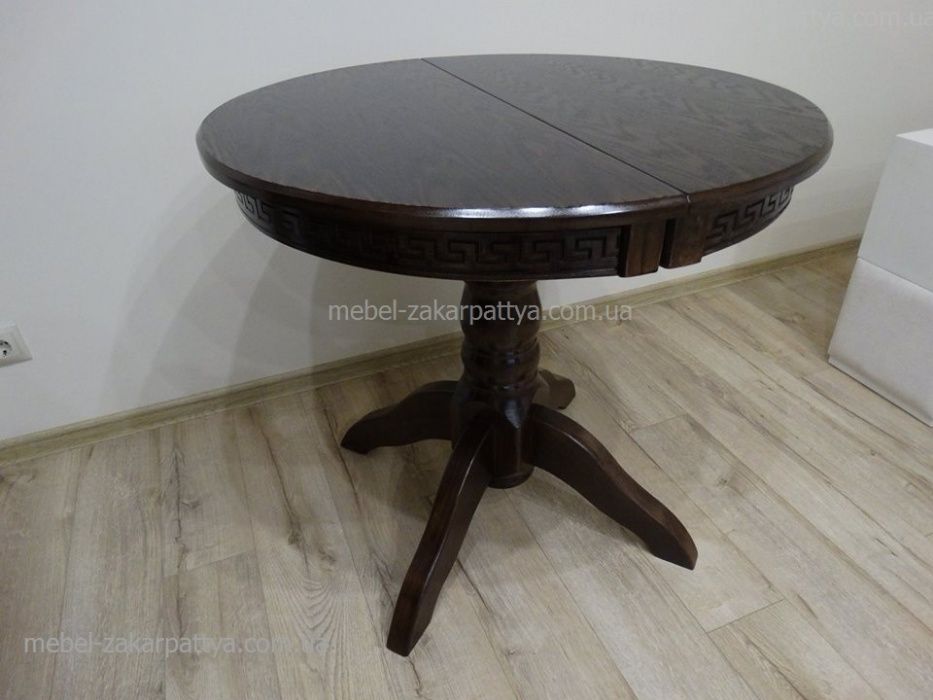 Обеденный стол раскладной. Розкладний стіл на кухню обідній овальний.