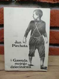 Jan Piechota Gawęda mojego dzieciństwa stara książka