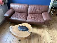 Fajna włoska sofa skórzana skóra naturalna dowóz wysyłka