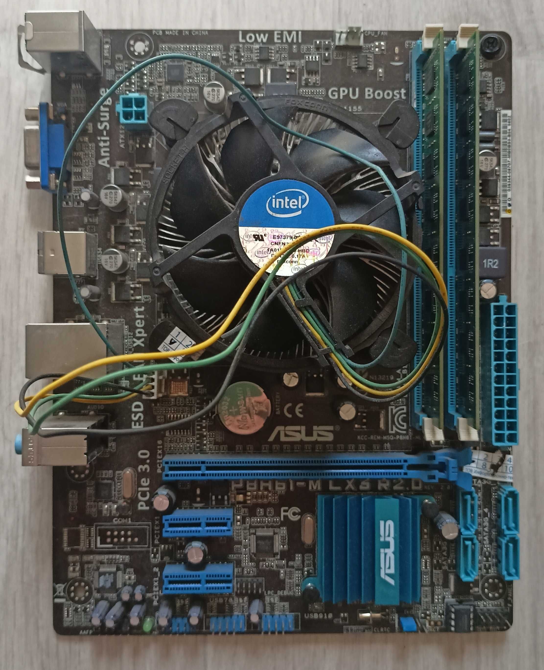 Блоки живлення, материнські плати. Gamemax 400w, Asus P8H61-M, H81M-S2