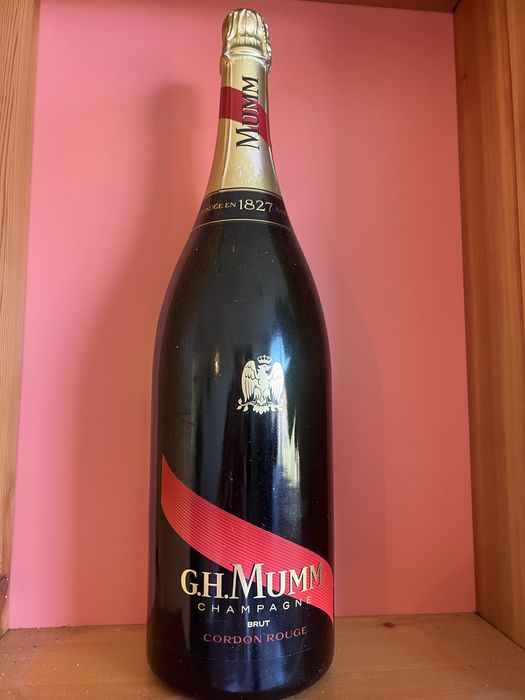 Garrafa G.H. Mumm Jeroboam 3L — Peça de Coleção / Decoração Elegante