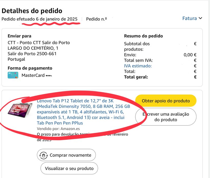 "OPORTUNIDADE" - Lenovo Tab P12 , 8Gb RAM , 256 GB + PEN + CAPA.