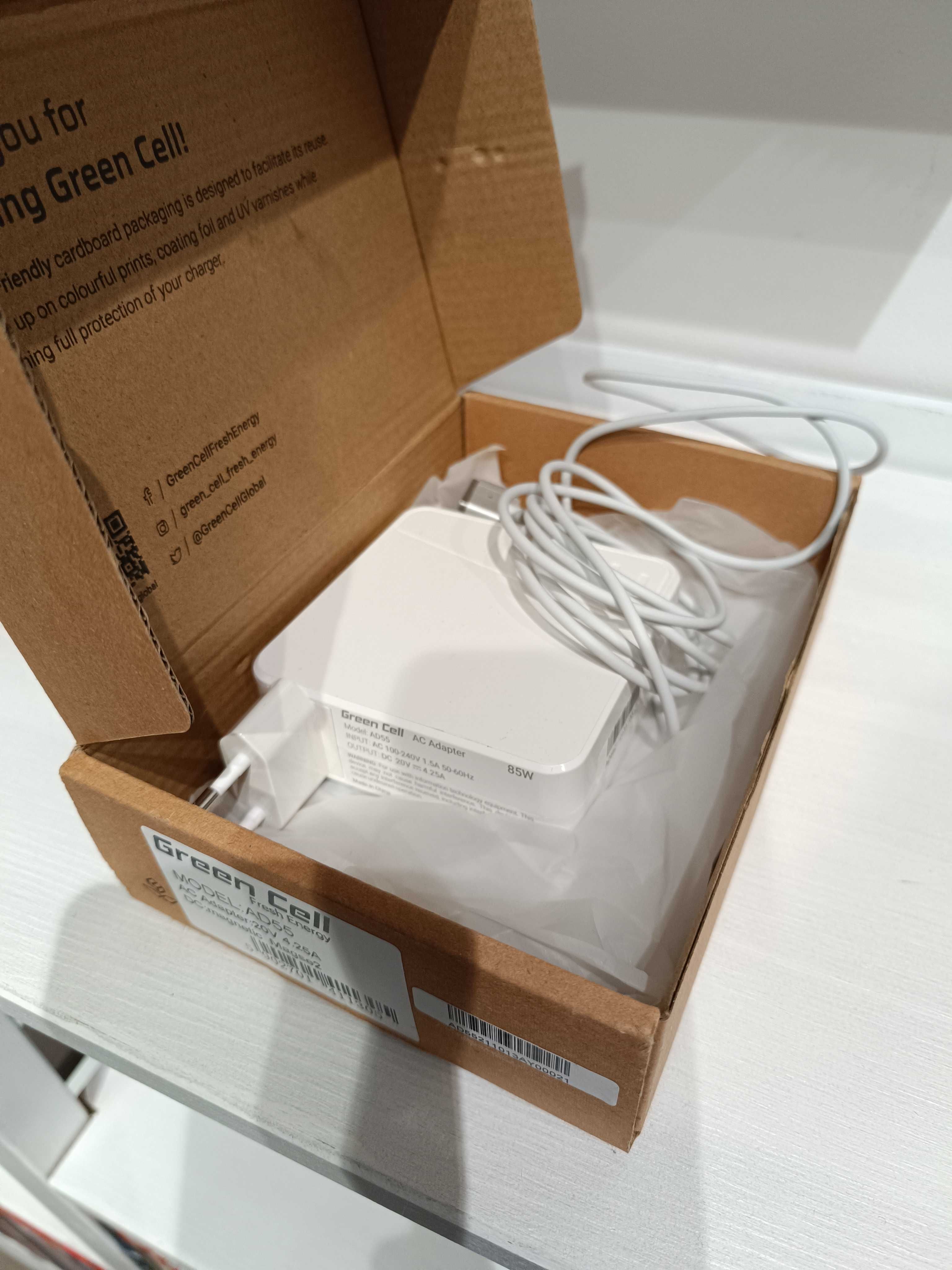 Green Cell AD55 Zasilacz do Apple MacBooka 85 W / 20V